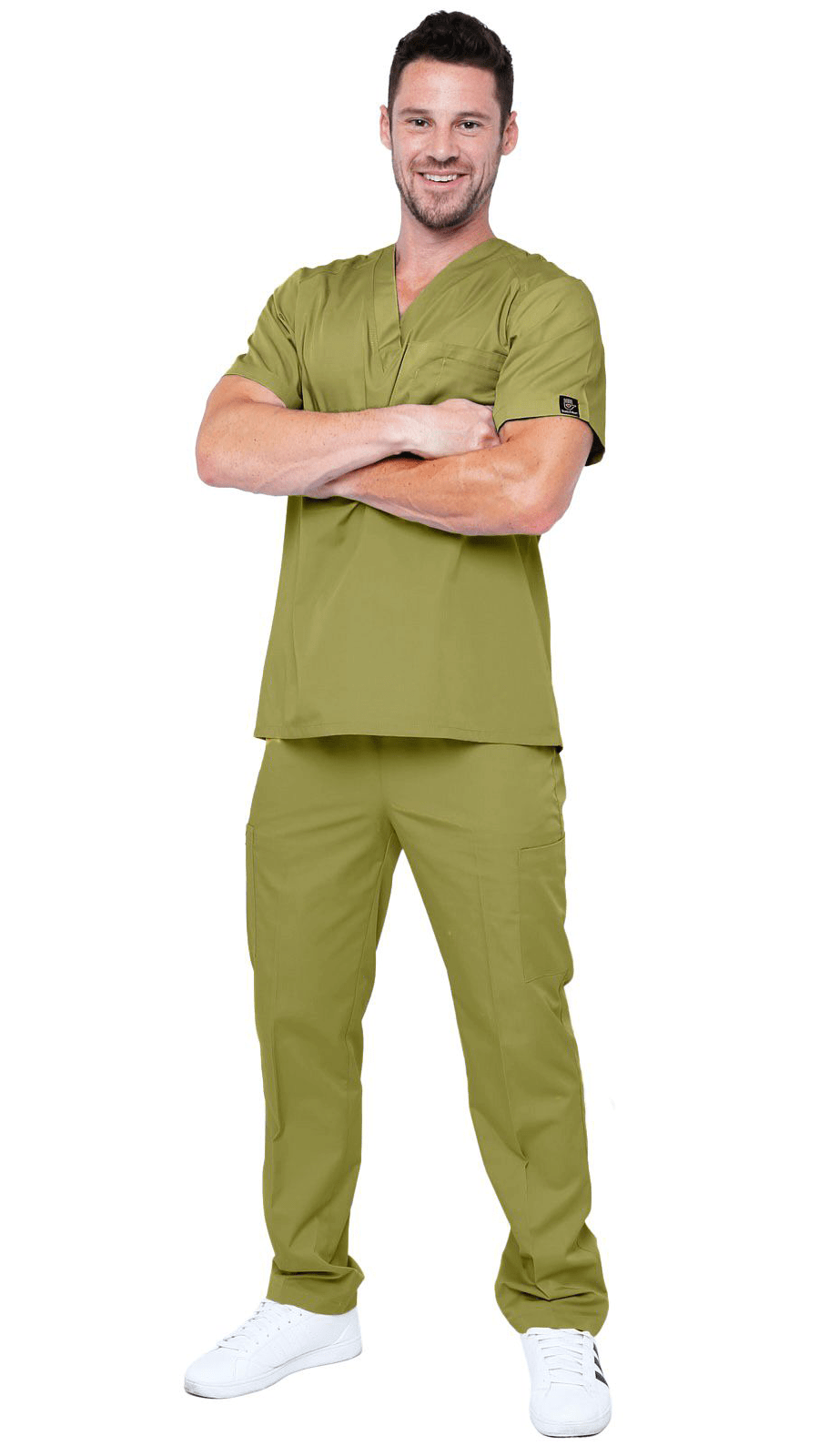 Dress A Med – wholesale Healthcare uniform – Men's – Men's 6 Pocket Soft Stretch Uniform Scrubs - Style ST1015