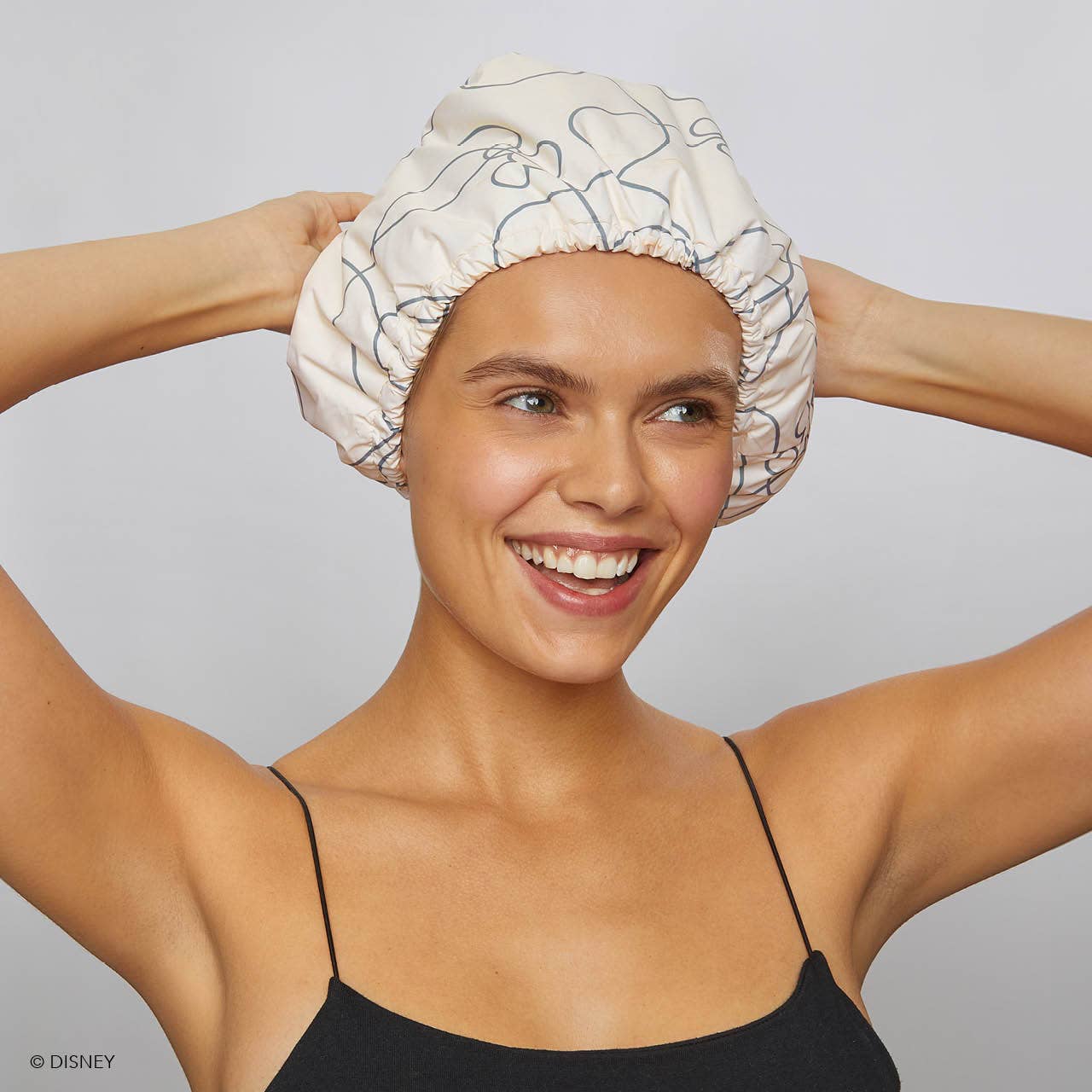 KITSCH - Wholesale Showercap - Mickey & Minnie x Kitsch Satin Lined Flexi Shower Cap 4