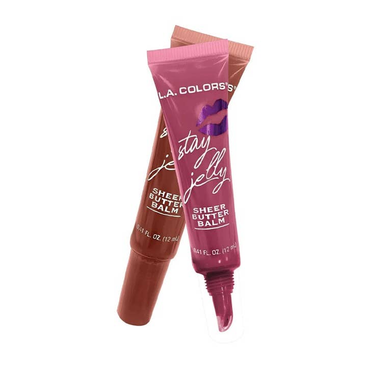 PINEAPPLE Beauty - Wholesale Lip Gloss - LA Colors CPD524 Stay Jelly Butter Balm Display - 36 pcs1