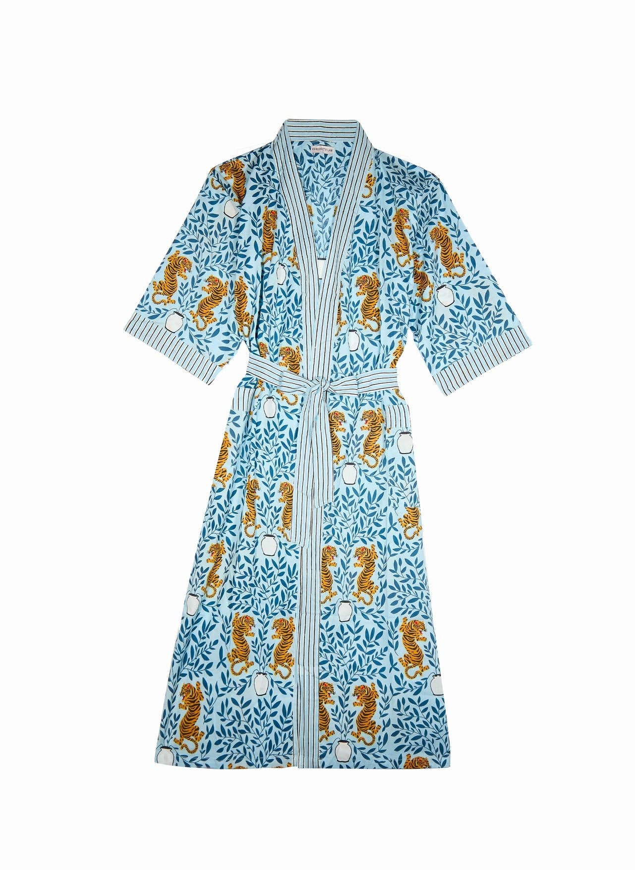 Curiosity Lab - Vendita all'ingrosso Kimono - Donna - Kimono lungo in cotone indiano Mandu0