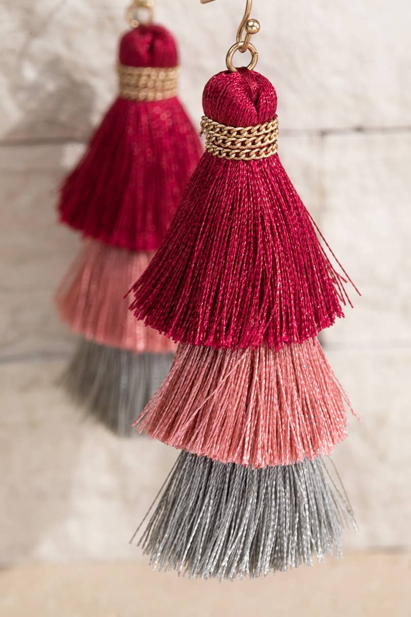 Urbanista - Wholesale Tassel Earrings - Tier Tassel Earrings6