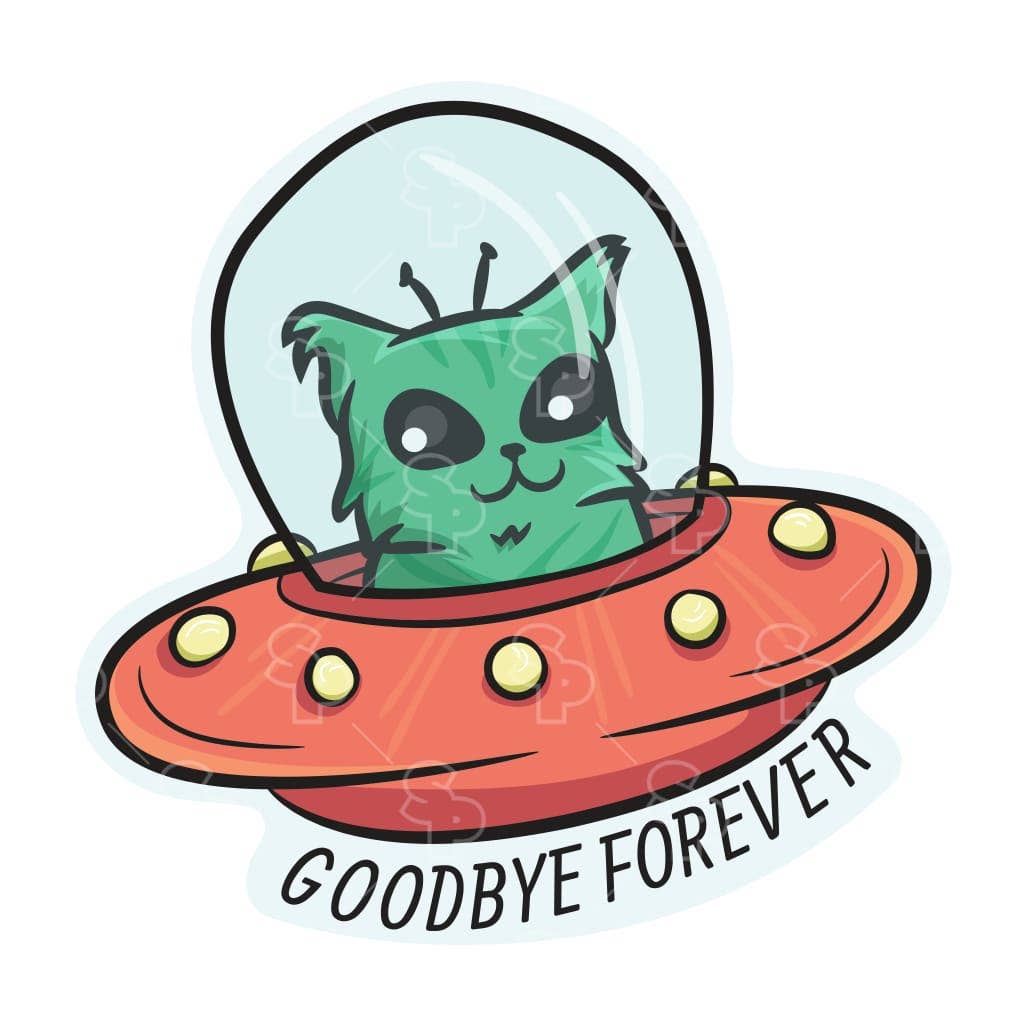 Two Feet Treats - Wholesale Sticker - UFO Cat - Sticker1