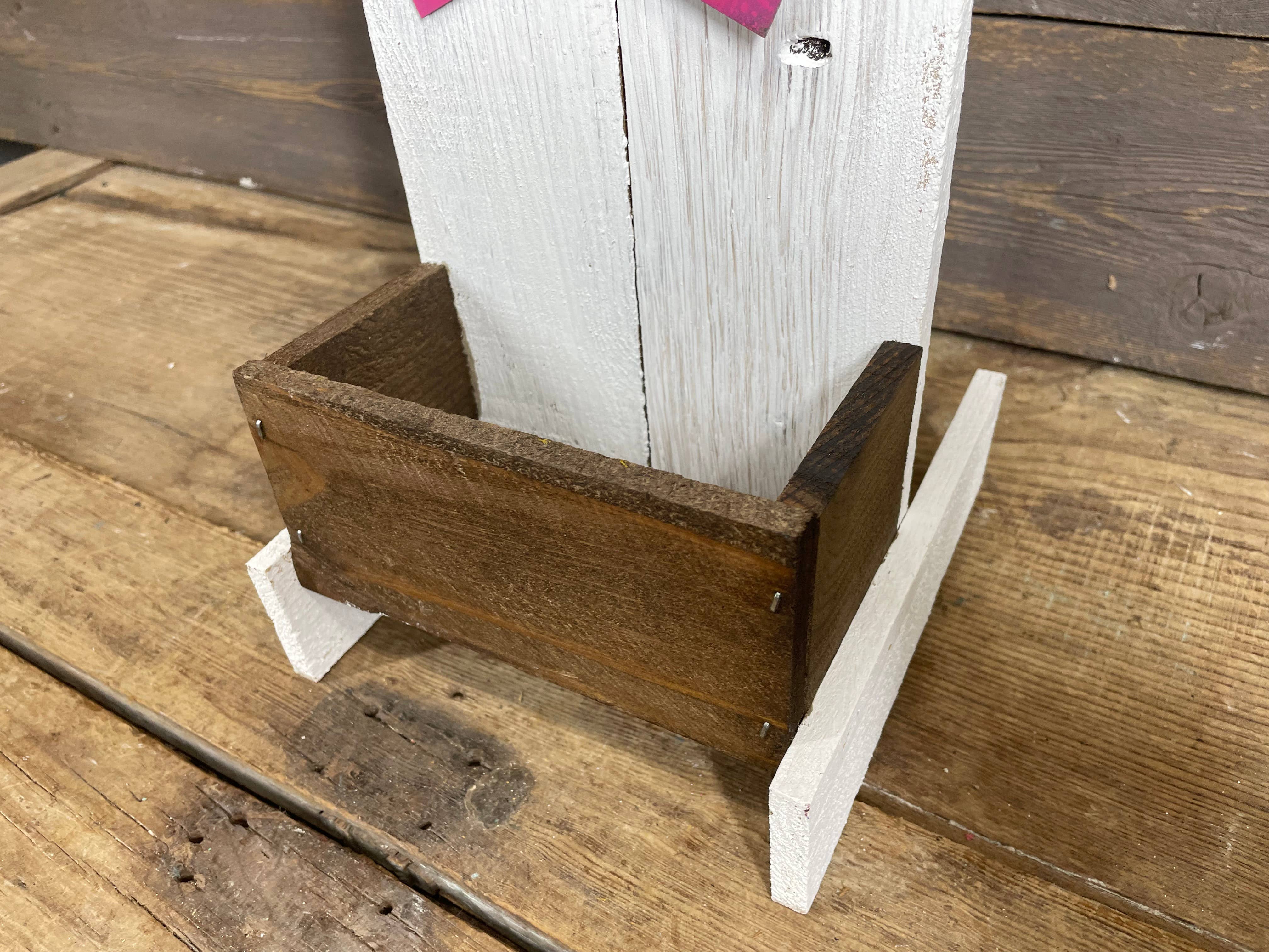 My Amigos Imports - Venta al por mayor Adornos/decoración de exteriores - LIQUIDACIÓN-Conejo de Madera Decorativo de Primavera-Arte de Jardín-8x23-$66