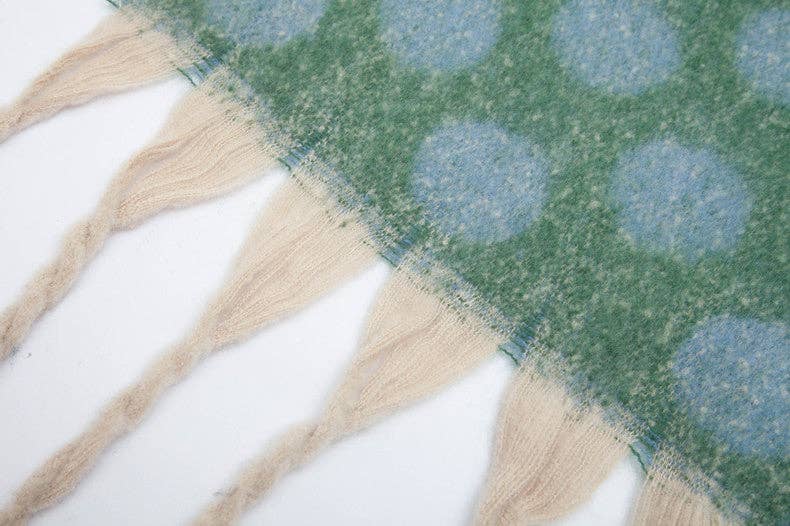 Dipped Shop – Cachecol - Mulher por atacado – Borla de Ponta de Cor Contraste DPKS102611