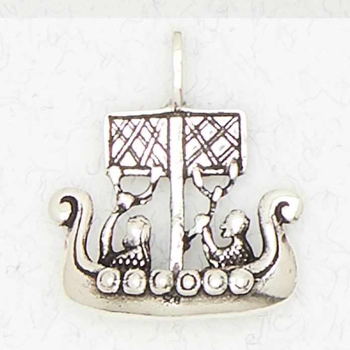 Pendentif en argent - Drakkar pour la vente par Nirvana LLC