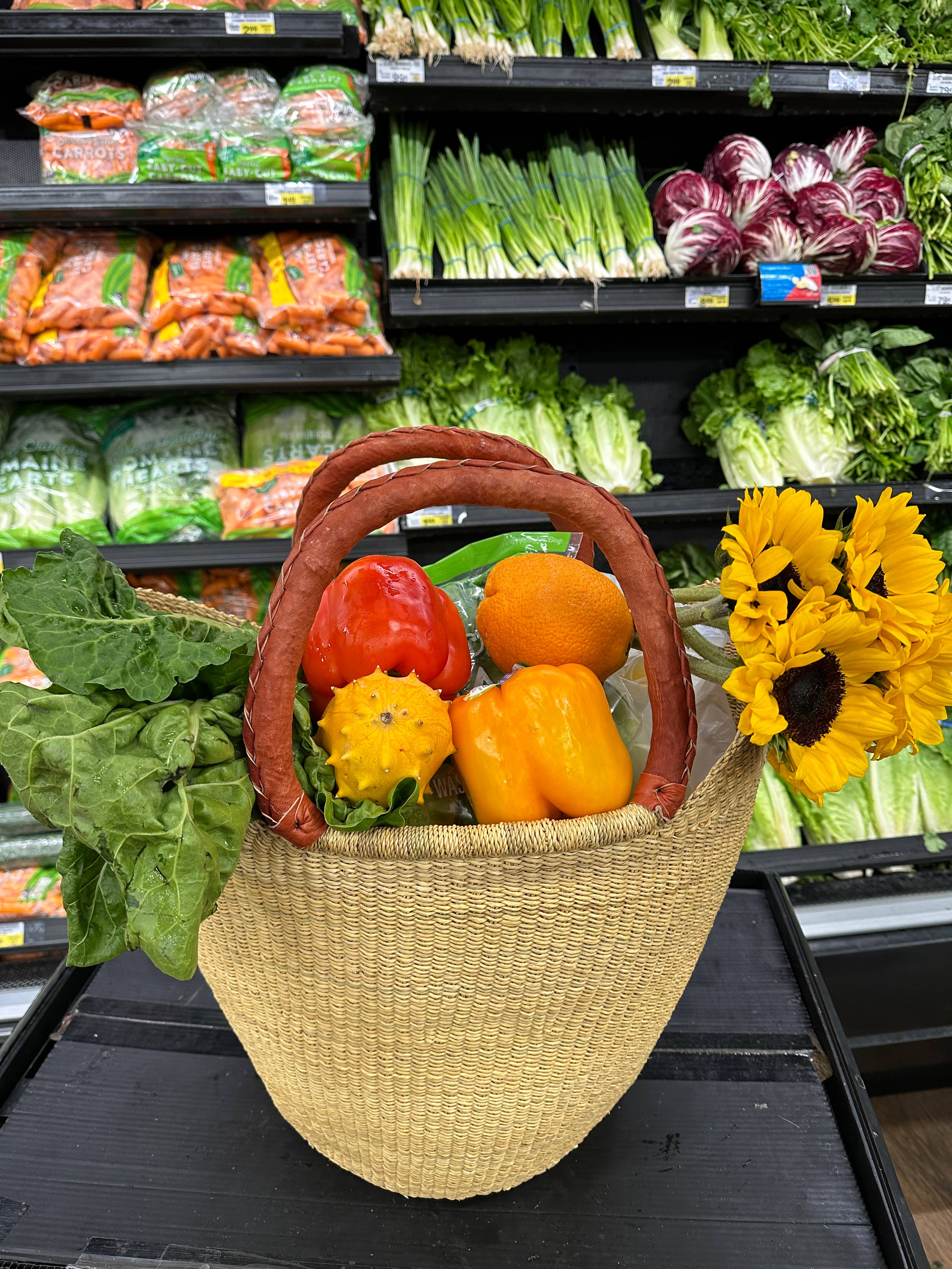 The African Home Goods - Wholesale Beach Bag - African Natural Ghana U-Shopper Yikene Beach Tote Bag7