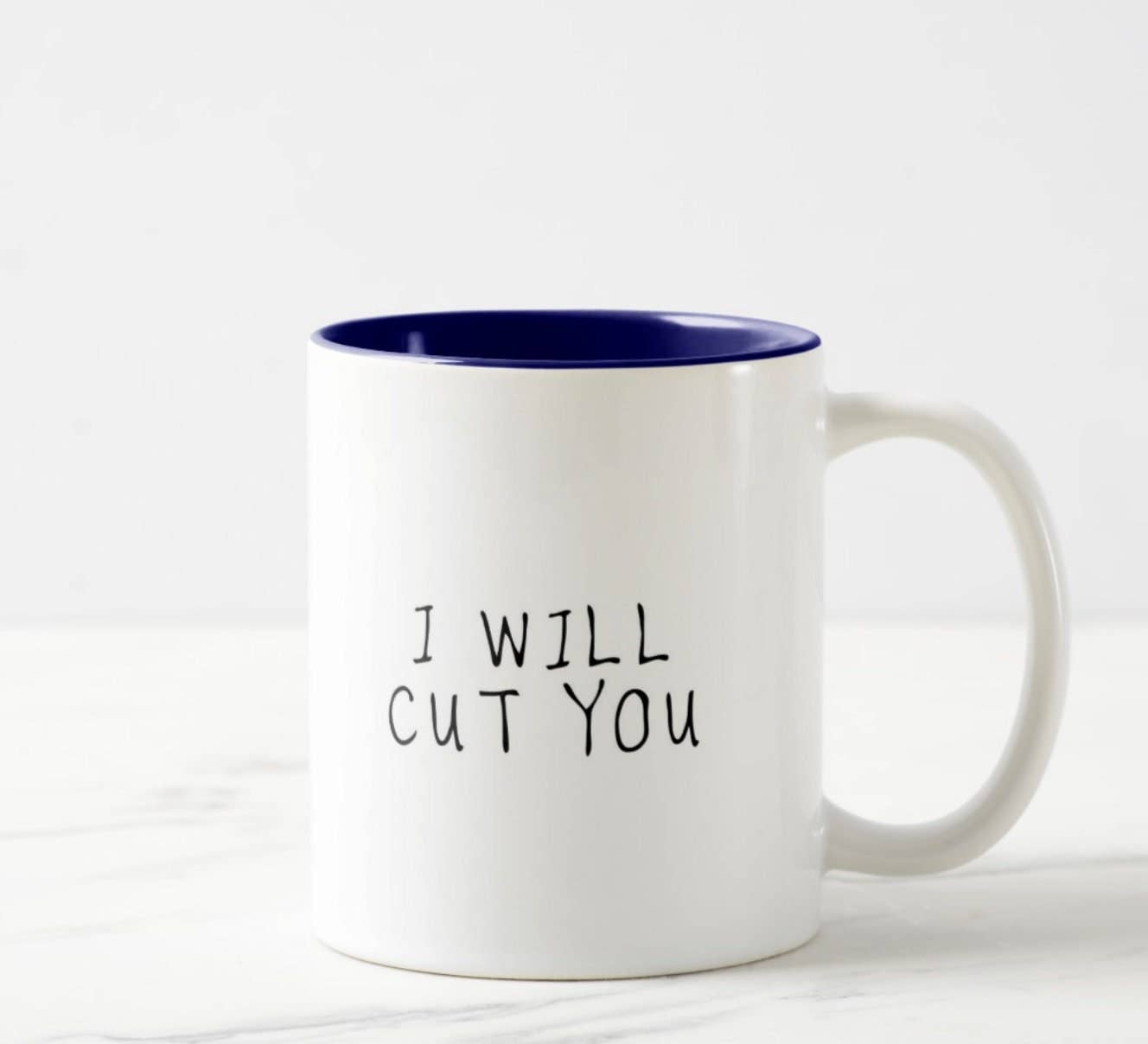 Lemon Zesty - Vendita all'ingrosso Tazza - Tazza con gatto «I Will Cut You»3