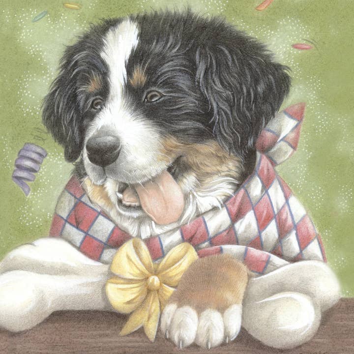 Square card - Look, that's what I call a nice gift for wholesale by Animal Prints