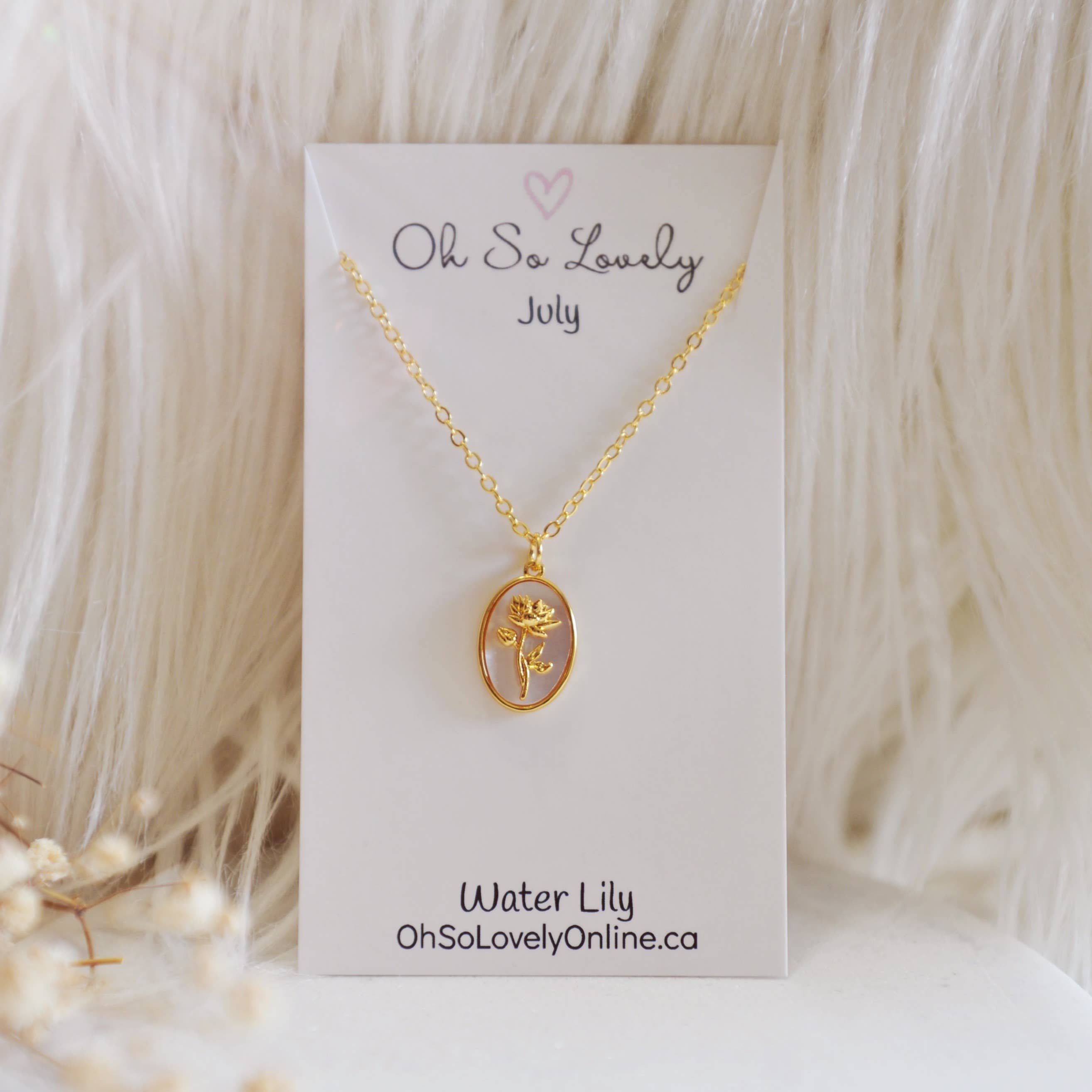 Oh So Lovely - Wholesale Pendant/Charm Necklace - Flora Birth Flower Necklace18