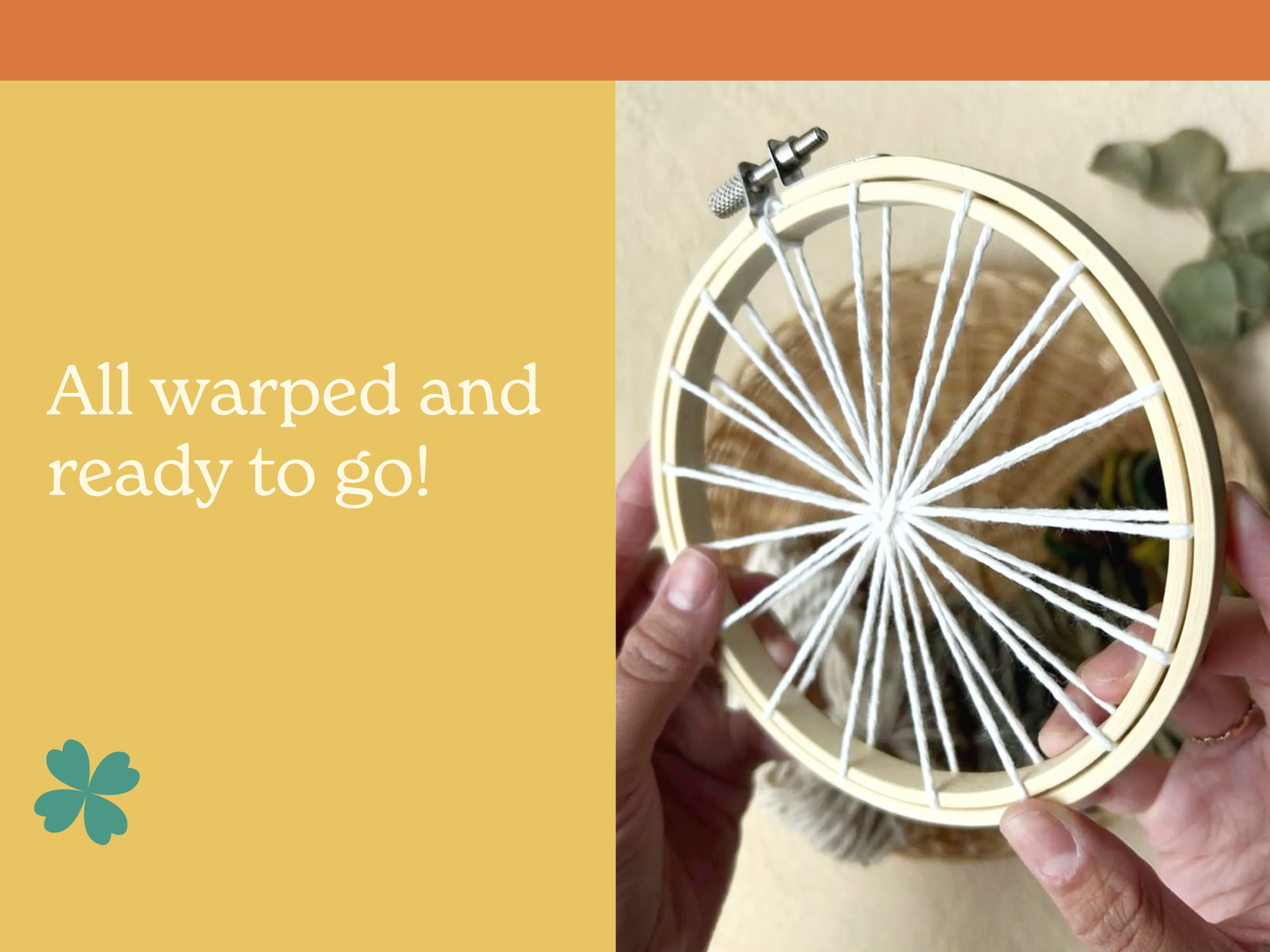 Euca Design - Wholesale DIY Craft Kit - DIY Round Weaving Kit | Beginner Friendly4