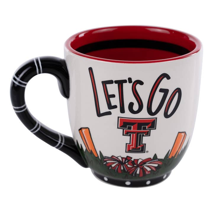 Let's Go Red Raiders Mug for wholesale by Glory Haus