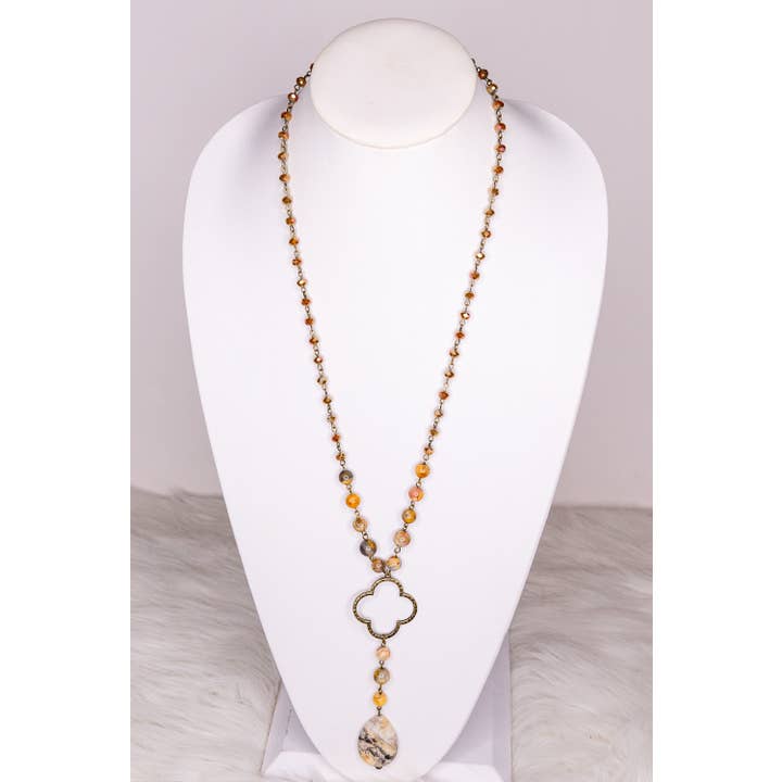 Dylan Designs - Wholesale Pendant/Charm Necklace - Alani Necklace in Taupe2