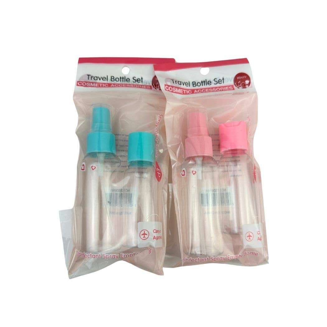 ZKY Wholesale - Wholesale Travel Container - Travel Size Spray Bottle pack 2