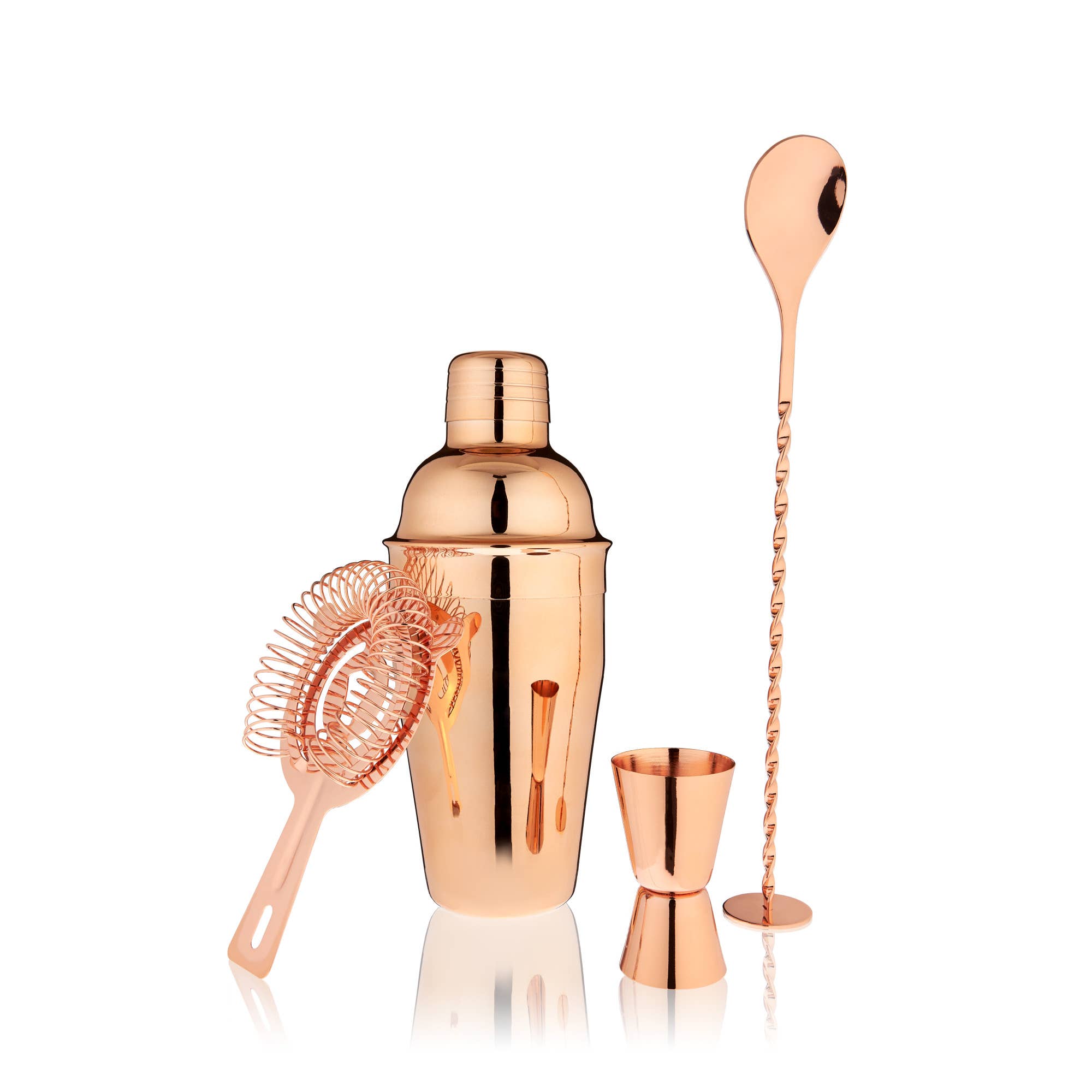 TRUE - Wholesale Bar Tool - Stainless Steel Barware Set of 4 ASSORTED COLORS29