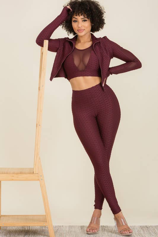 Vibrato Clothing - Wholesale Athletic Jacket - Women's - SHP001-J-Mesh-Panel Sleeve  Full Zip Up Active Jacket3