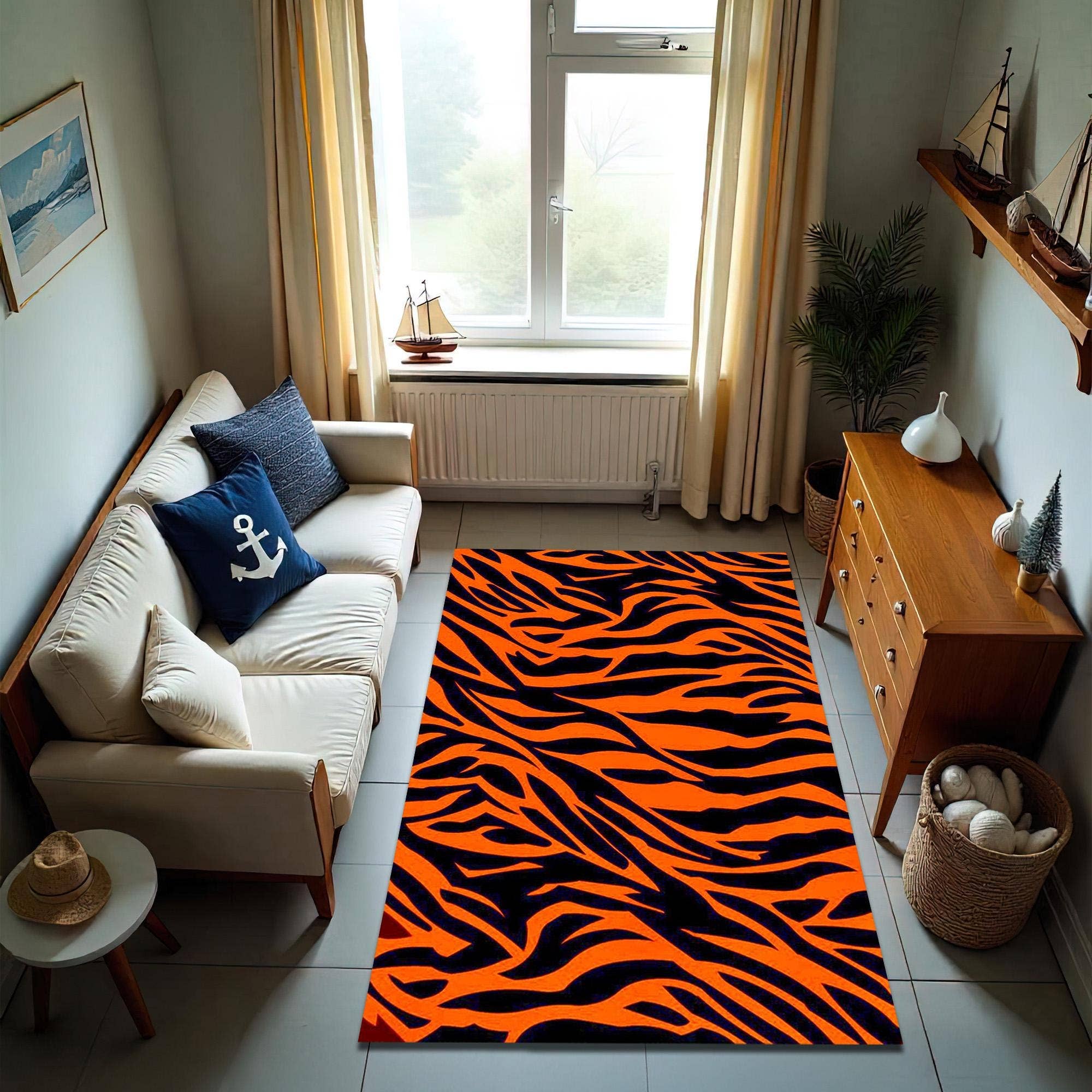 Rugendary Trade LLC - Wholesale Area Rug - Modern Safari Zebra Print Floor Rug0