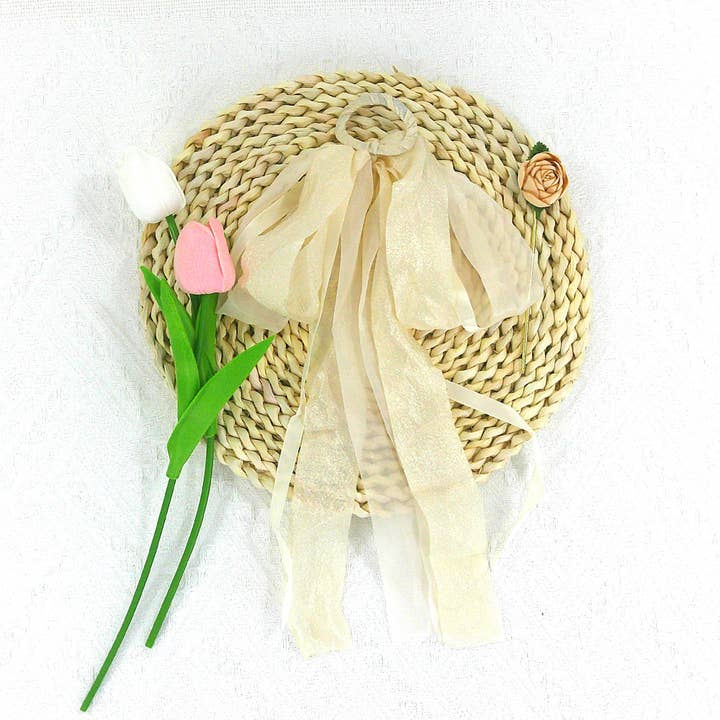 Pau de Cabelo com Flor de Laço RB4318-8 (10PC) por atacado de TAPA fashion