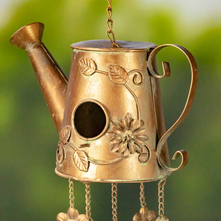 Zaer Ltd. International - Wholesale Wind Chime - Hanging Birdhouse Wind Chimes - 6 Assorted Styles