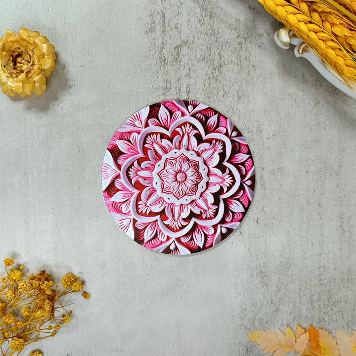 Candles Meta - Wholesale Coasters - Boho Decorative Coasters for Cups Mugs Beverage Bar Coaster6