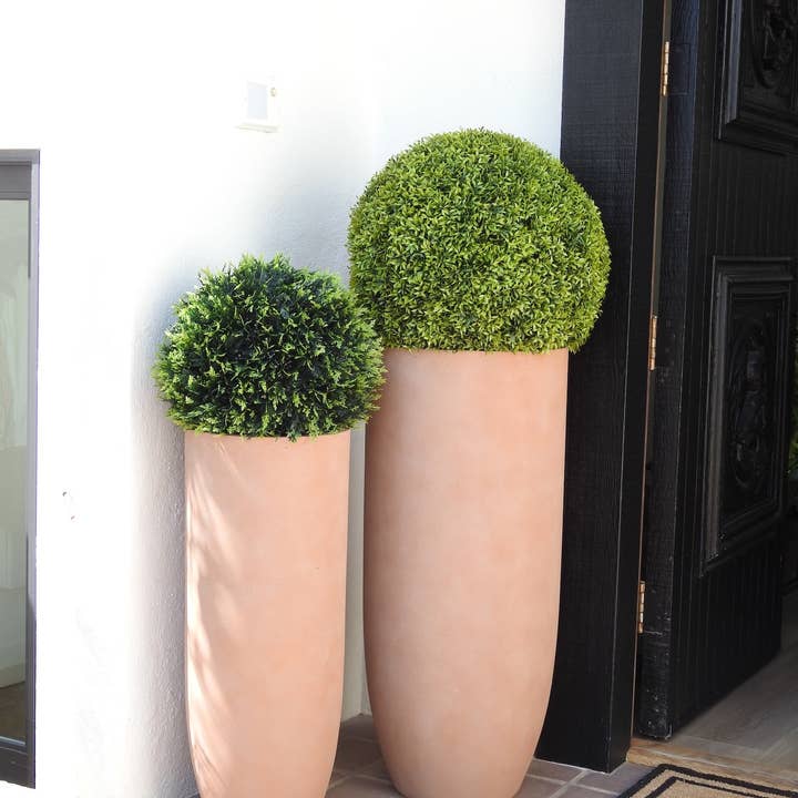 Scarlett Planter Collection - Terracotta Color CN1311 for wholesale by Replica Plants and Decor