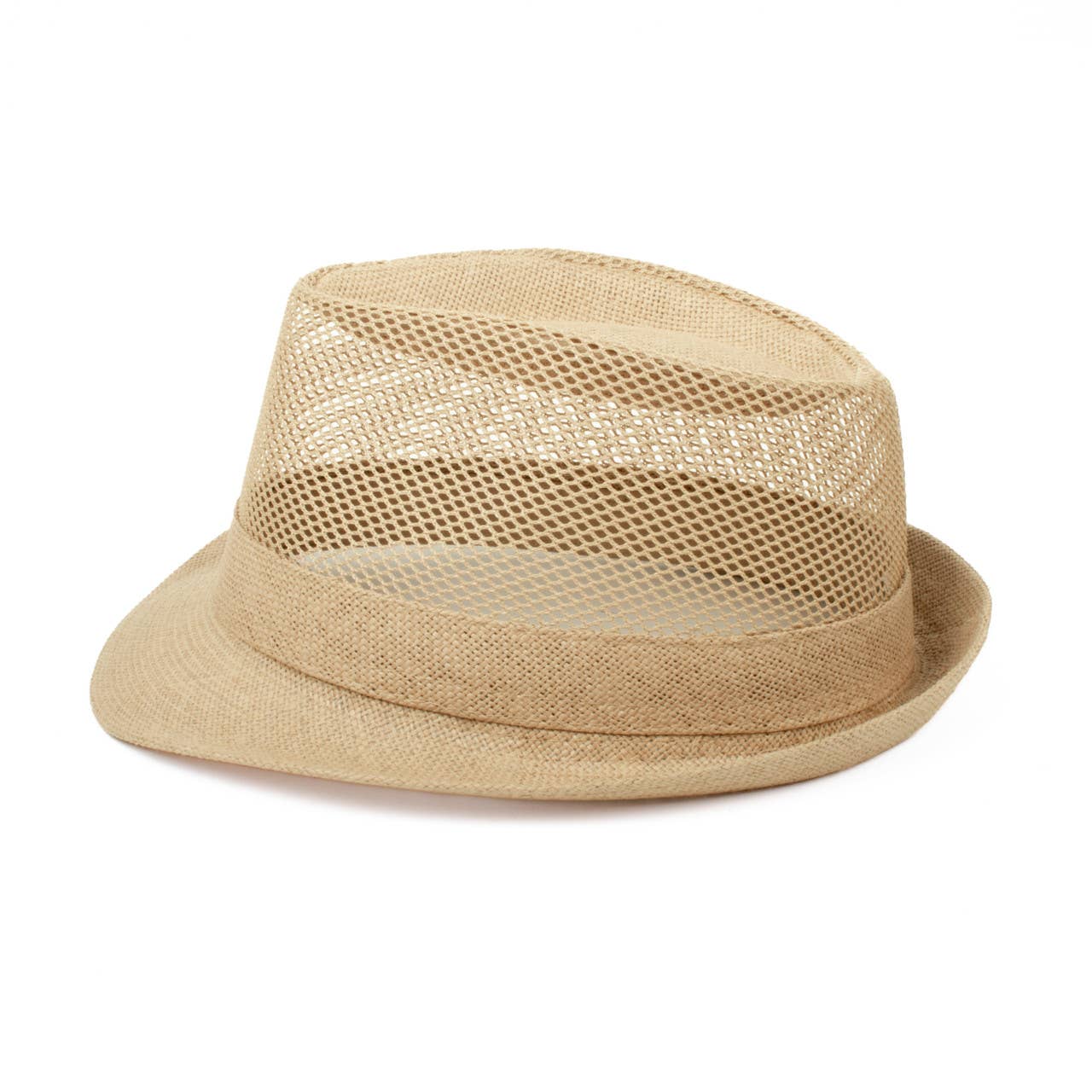 Selini New York - Vente Chapeau en feutre – homme - Chapeau Fedora tendance en maille rafraîchissante pour hommes S/S2