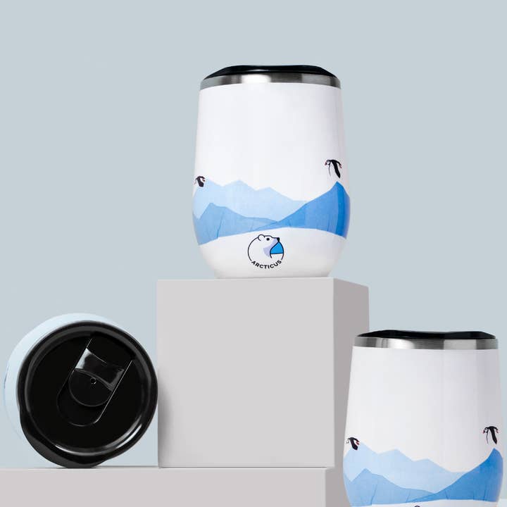 Ginger - Wholesale Insulated mug/tumbler - Puffin Coffee Cup3