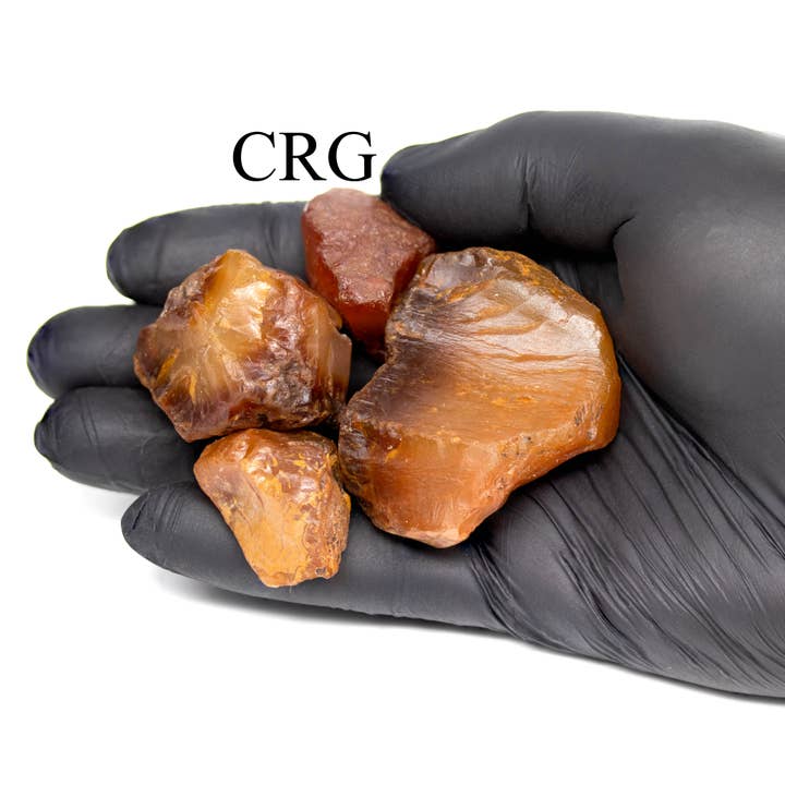Crystal River Gems LLC - Venta al por mayor Piedras/cristales espirituales - LOTE DE 1 KILO - Ágata cornalina brasileña en bruto (3 - 6 CM) AVG