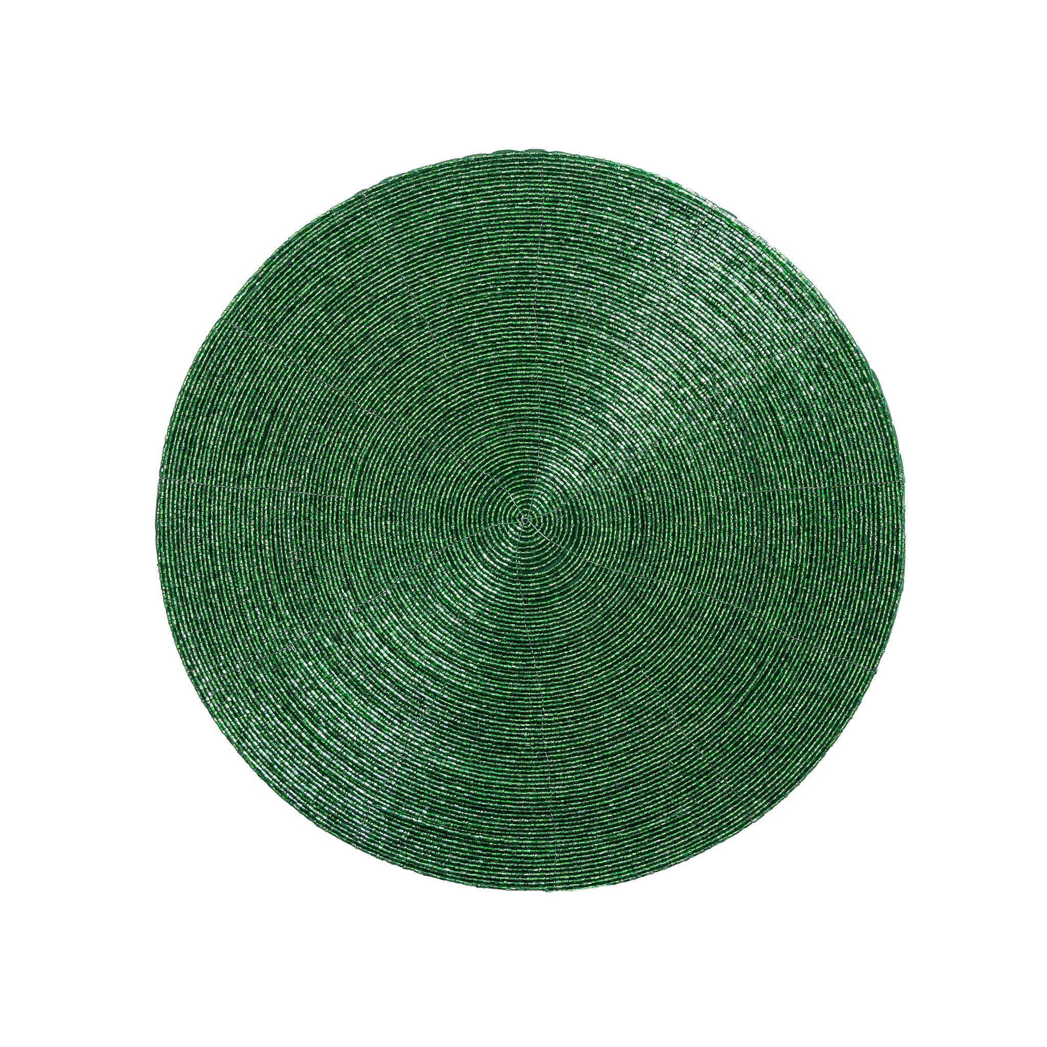 Olive Grön Glaspärlunderlägg i grönt, set om 4 för wholesale på Faire0