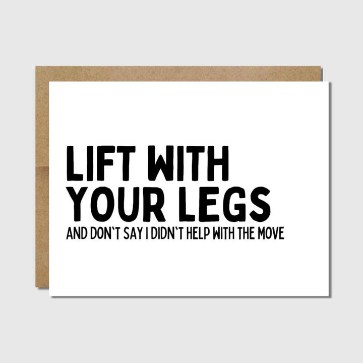 Roliga gratulationer på rörelsekortet | Lyft med benen för wholesale av Raisin Spirits