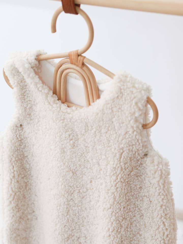 Babyly - Wholesale Sleepsack - Baby - Teddy sleeping bag - CREAM or TAUPE - 1,5 TOG2