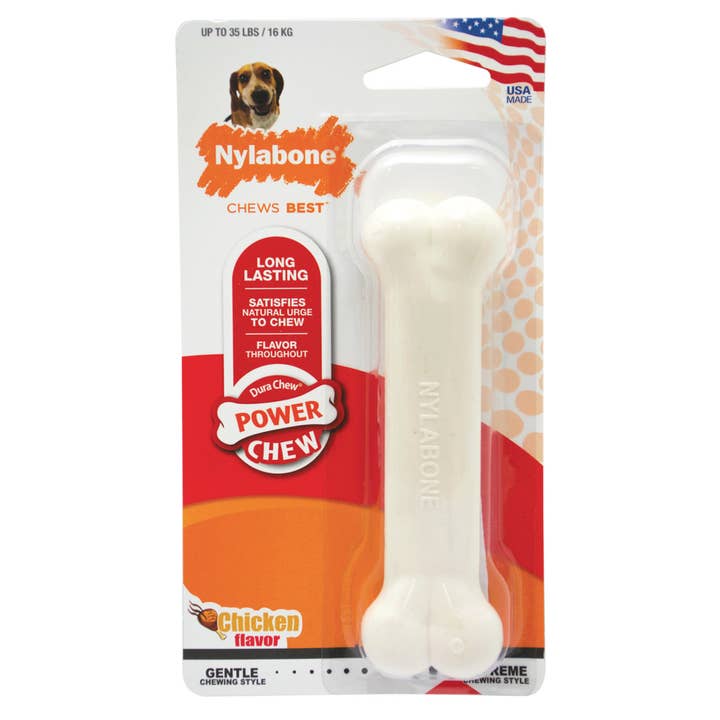 NYLABONE DuraChew Chicken Bone Wolf for wholesale by King Wholesale Pet Goods