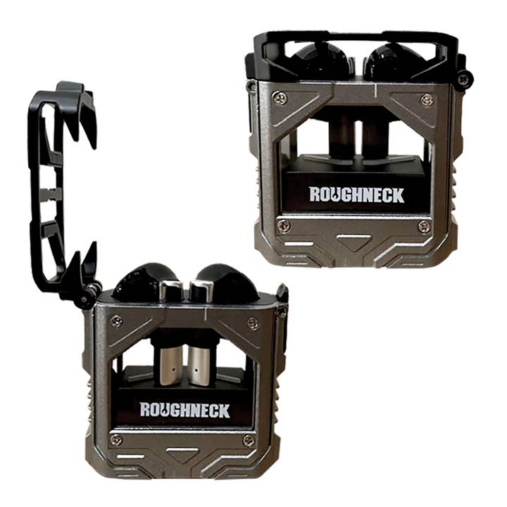 Novelty Brands - Wholesale Headphones - ROUGHNECK METAL BLUETOOTH WIRELESS EARBUDS- 6/DISPLAY