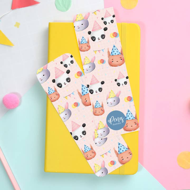aPenas Illustrator - Vente Marque-page - Marque-page Party Animals
