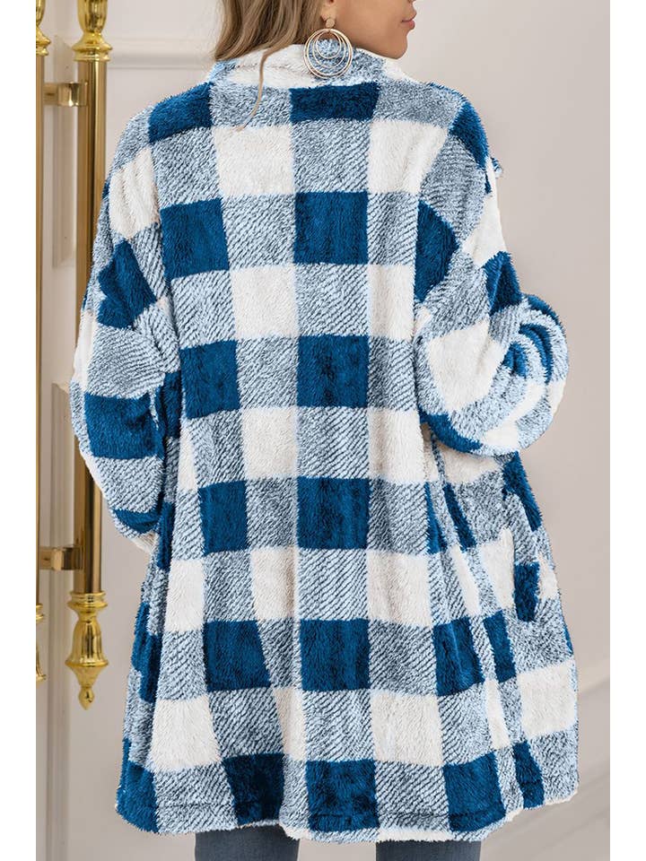 UNISHE - Wholesale Shirt Jacket/Shacket - Women’s - TOPW923 Plaid Flannel Shacket Jacket Women19