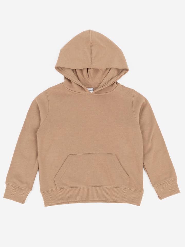 Leveret Pajamas - Wholesale Sweatshirt - Kids - Solid Color Kids Pullover Hoodie for Back to School30