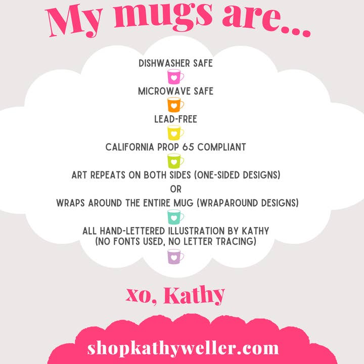 Kathy Weller Art+Ideas - Wholesale Coffee Mug - Quilter's mug6