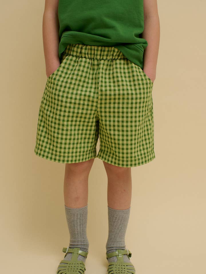 Grøn TERNEDE SHORTS for engroshandel på Faire1