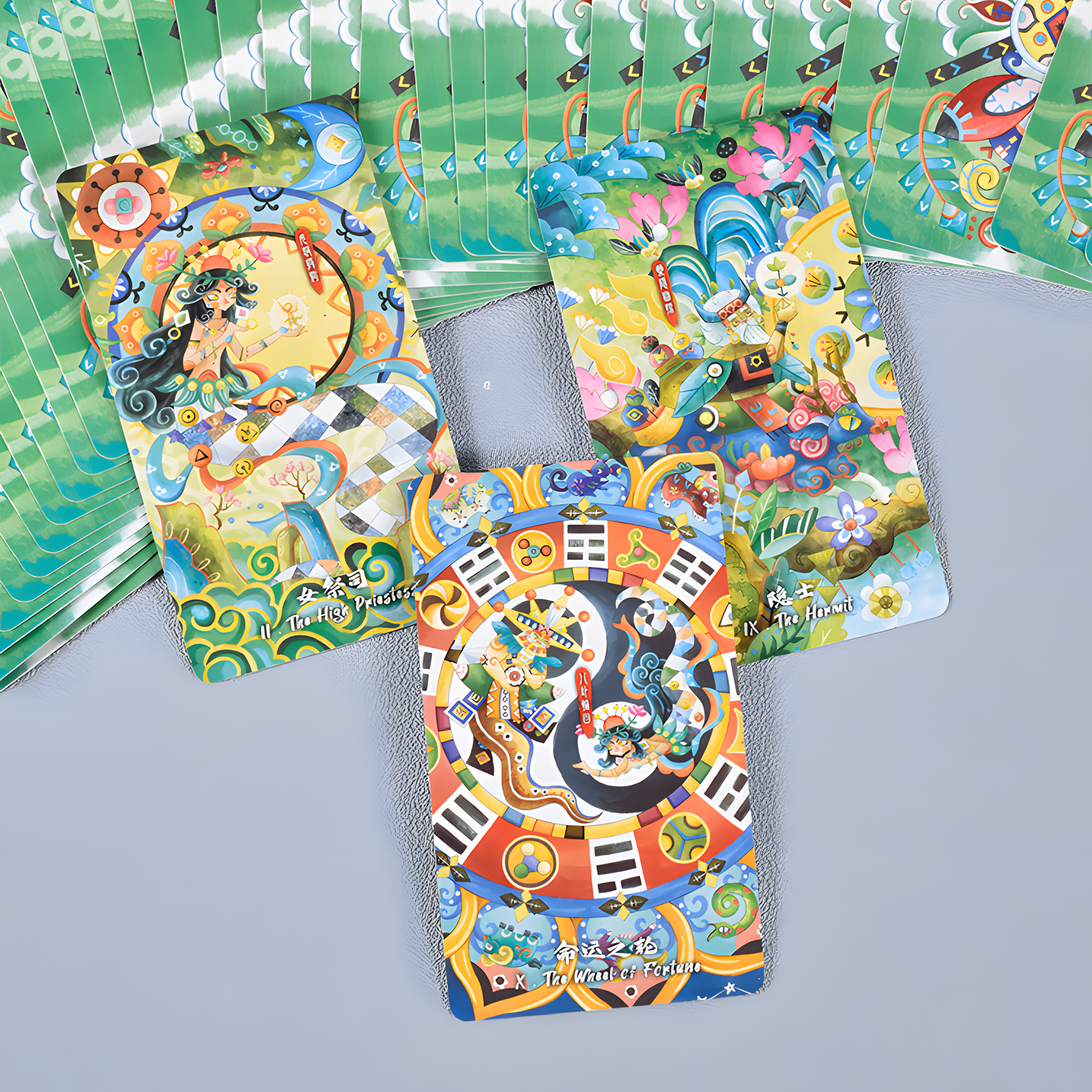 Vermilion Collection – wholesale Tarot cards – Tranquil Night Wisdom Tarot9