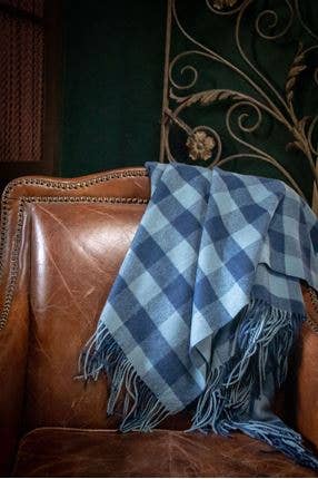 Thread Experiment - Wholesale Throw Blanket - 100% Fine Wool Buffalo Check Throw4