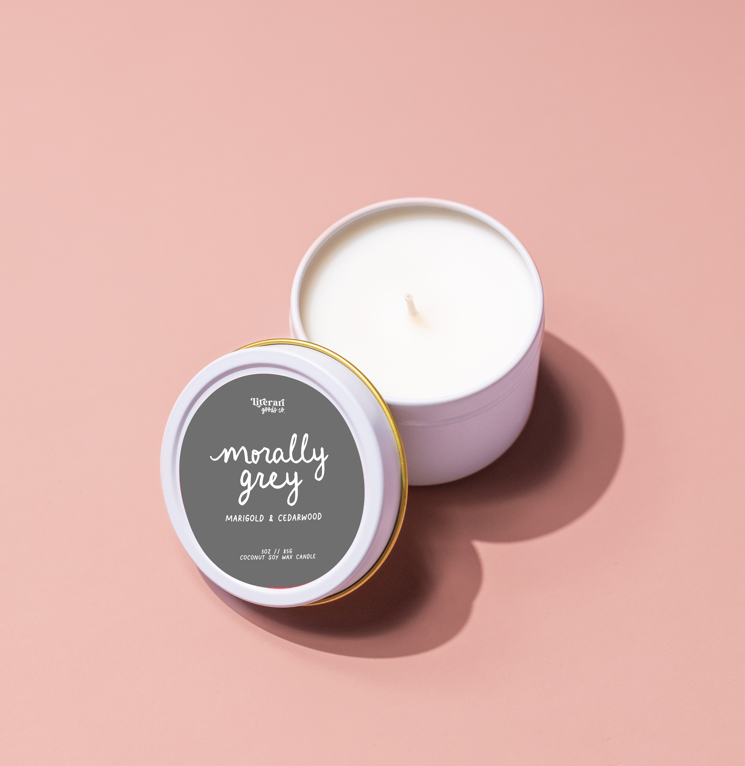 Literari Goods, Co | Book Themed Candles + Gifts - Wholesale Jar/Filled Candle - Bookish Travel Candle | Bookstore Candle | Christmas Gift2