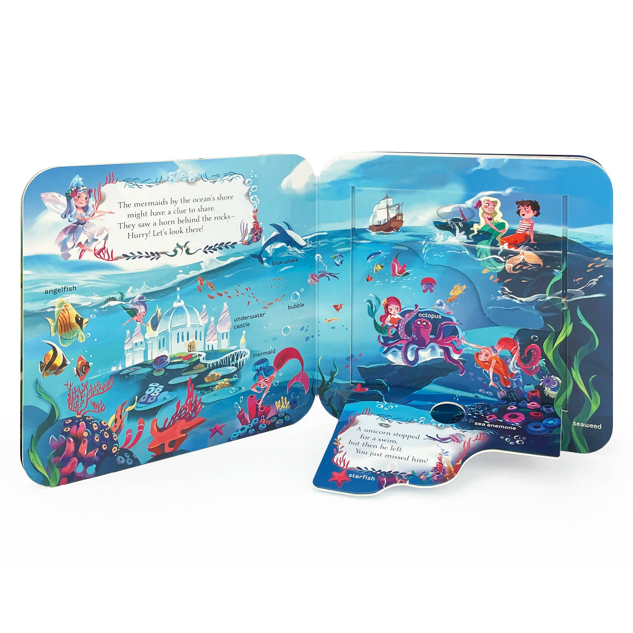 Cottage Door Press - Wholesale Baby & Toddler Book (0-2) - Unicorn Peek-a-Flap Interactive Board Book2