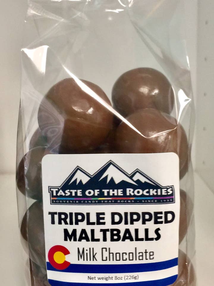Triple Dipped Milk Chocolate Malt Balls – Gourmet Candy for wholesale by Taste Of The Rockies