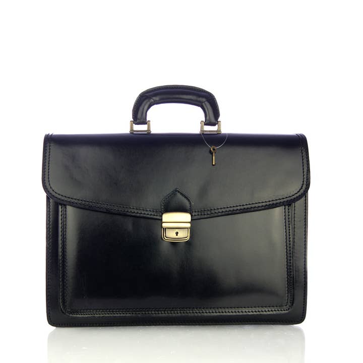 FIRENZE ARTEGIANI - Venta al por mayor Maletín - Unisex - Parma Maletin Unisex.Piel auténtica Vaqueta
