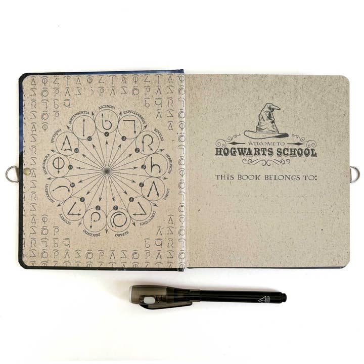 Paper House Productions - Wholesale Journal/Diary - Harry Potter Hogwarts at Night Invisible Ink Diary1