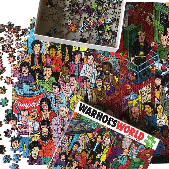 SCB - Wholesale Puzzle - Adult - Warhol's World: A 1000 Piece Jigsaw Puzzle4