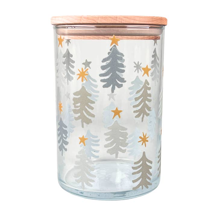 Vorratsglas Tannenwald – mit Holzdeckel für den Großhandel von Wunderle GmbH