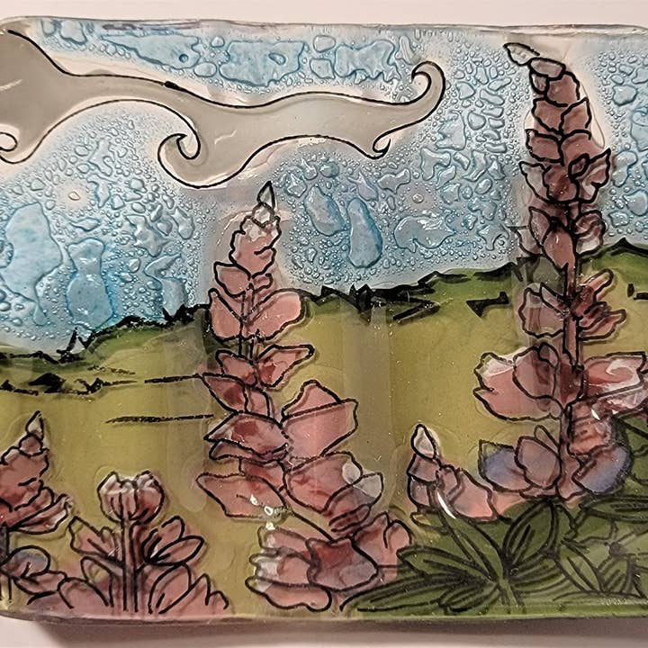Pampeana - Wholesale Bath Soap Dish - Lupine Flower Soap Dish