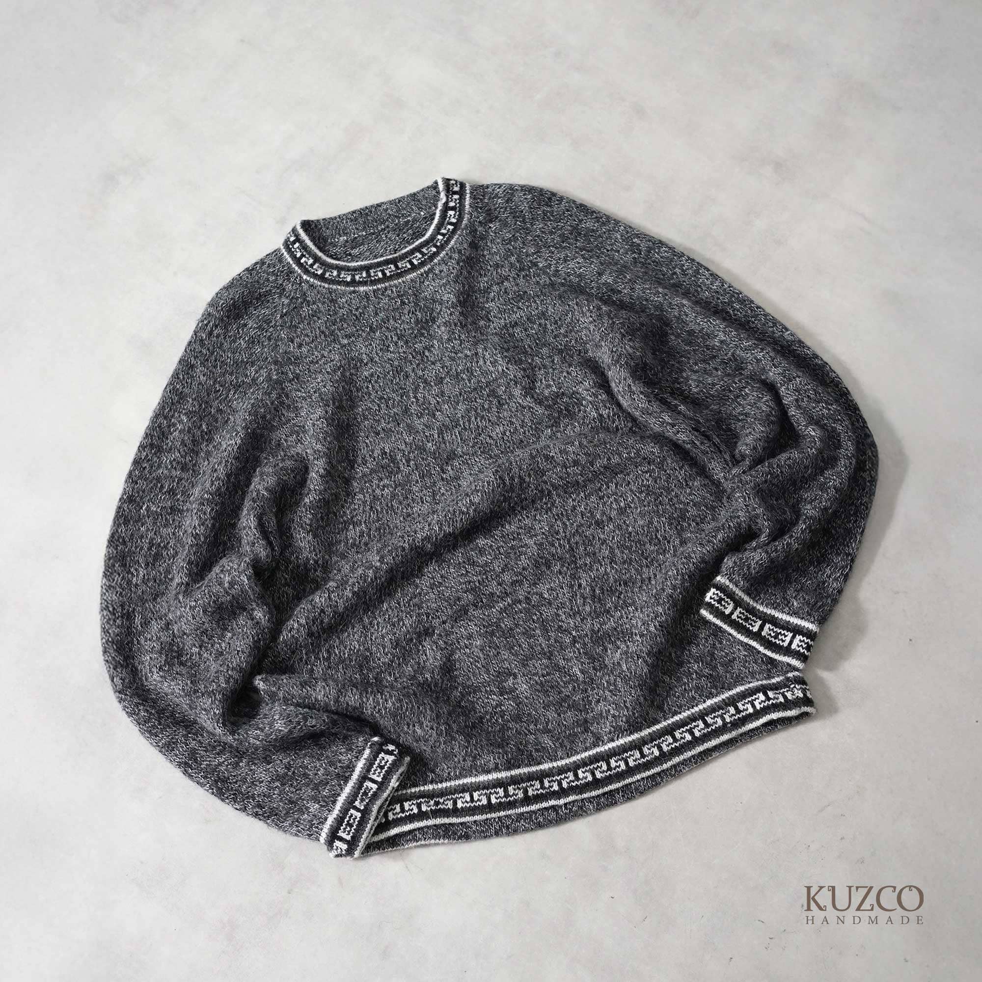 KuzcoHandmade - Wholesale Knit Sweater - Men's - Men's Alpaca Wool Pullover Sweater – Warm and Comfortable5