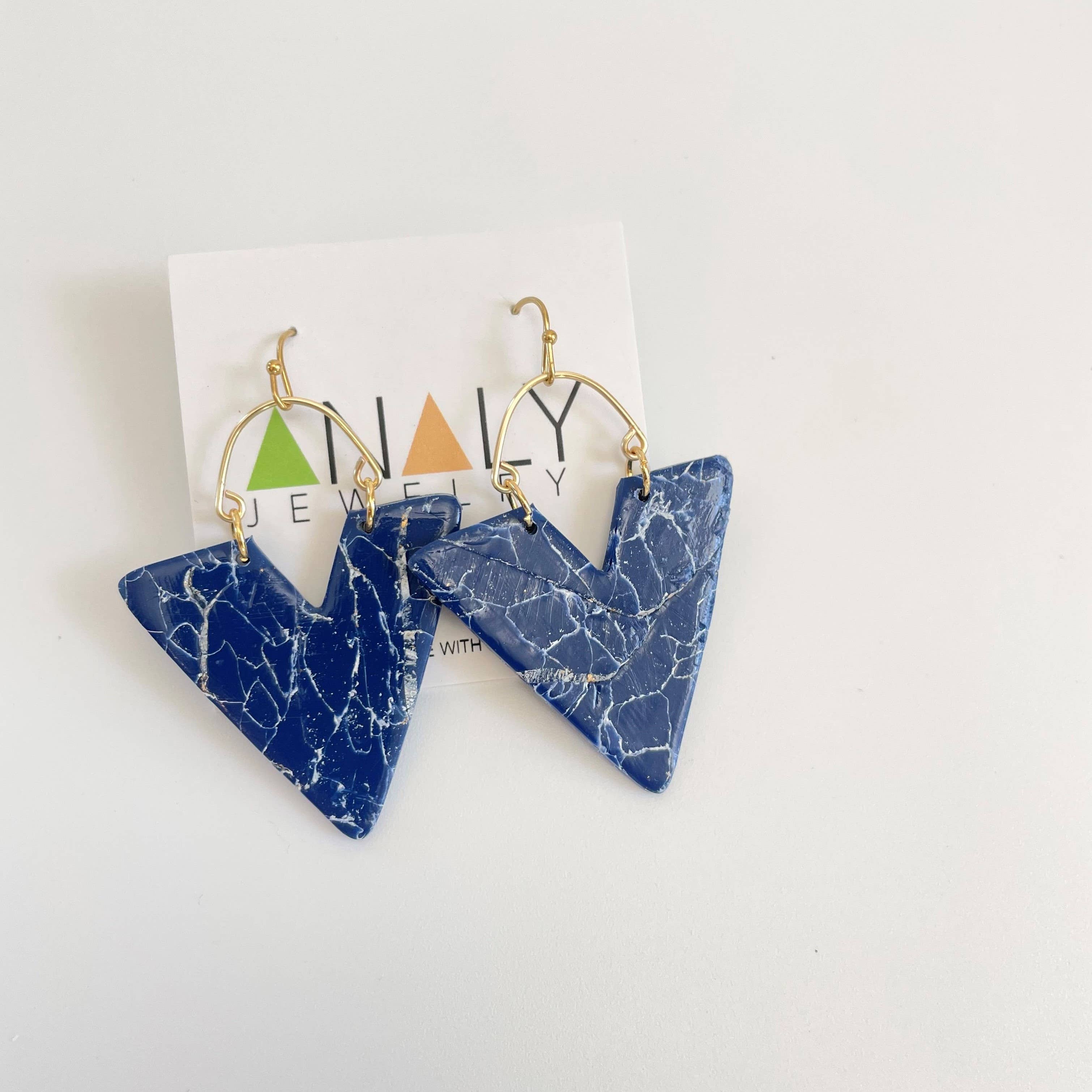 AnalyJewelry - Wholesale Dangle Earrings - Hook Triangle Drop Earrings5