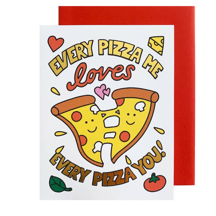 The Social Type – Engroshandel Valentinsdagskort – Pizza Love Valentinsdag kort